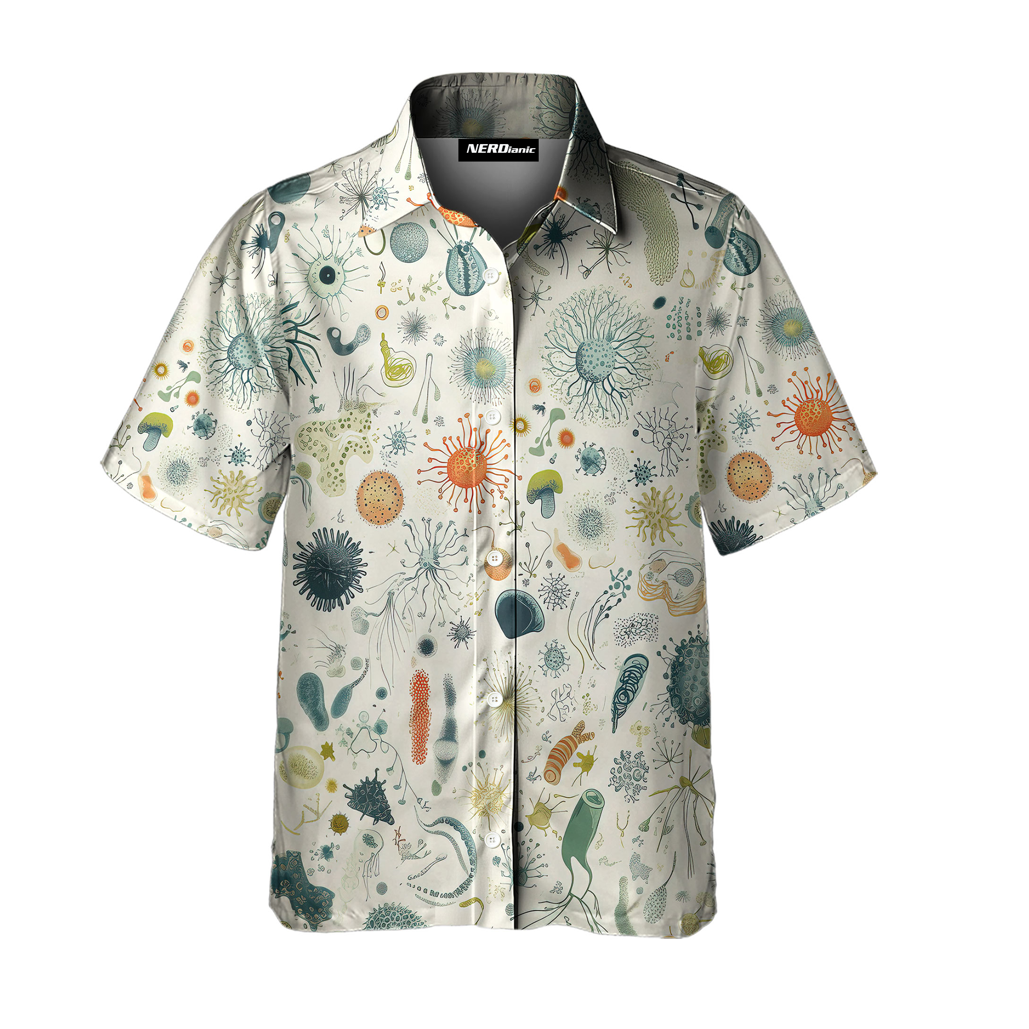 Biology Nerdy Science Button Up Shirt
