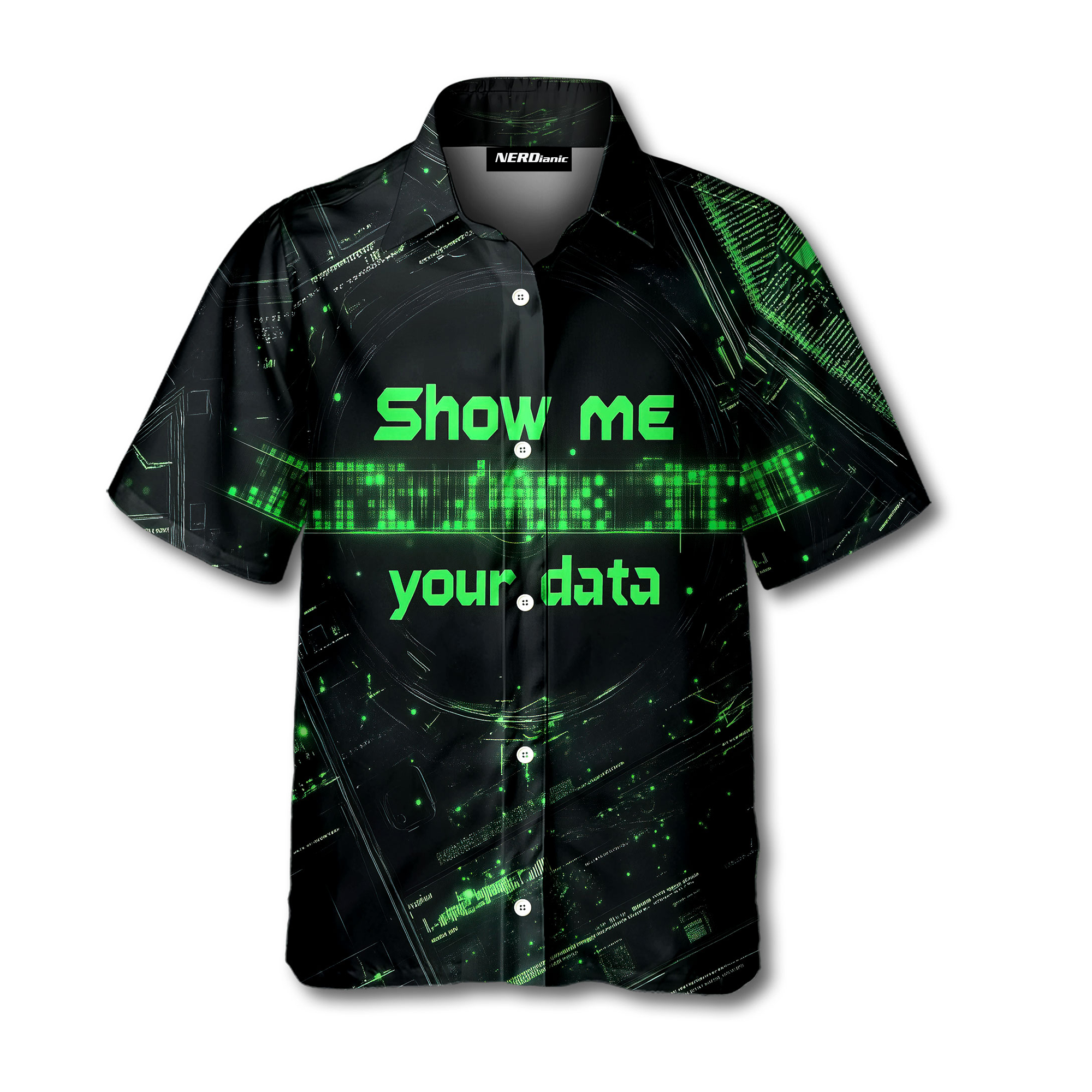 Show Me Data Science Button Up Shirt