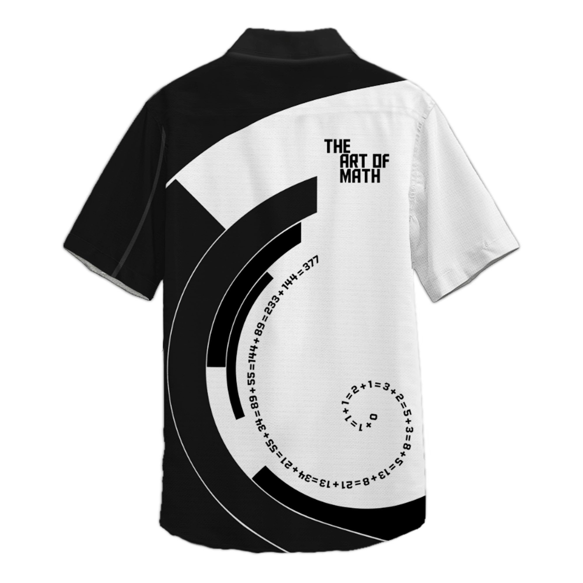 Math Art Button Up Shirt