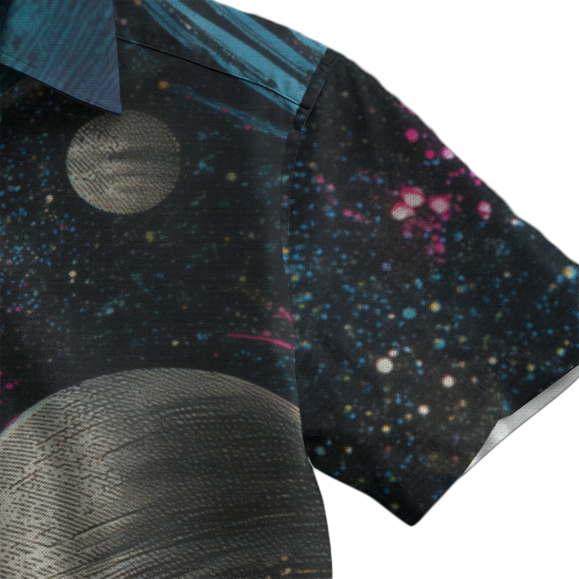 Vortex Galaxy Retro Space Button Up Shirt