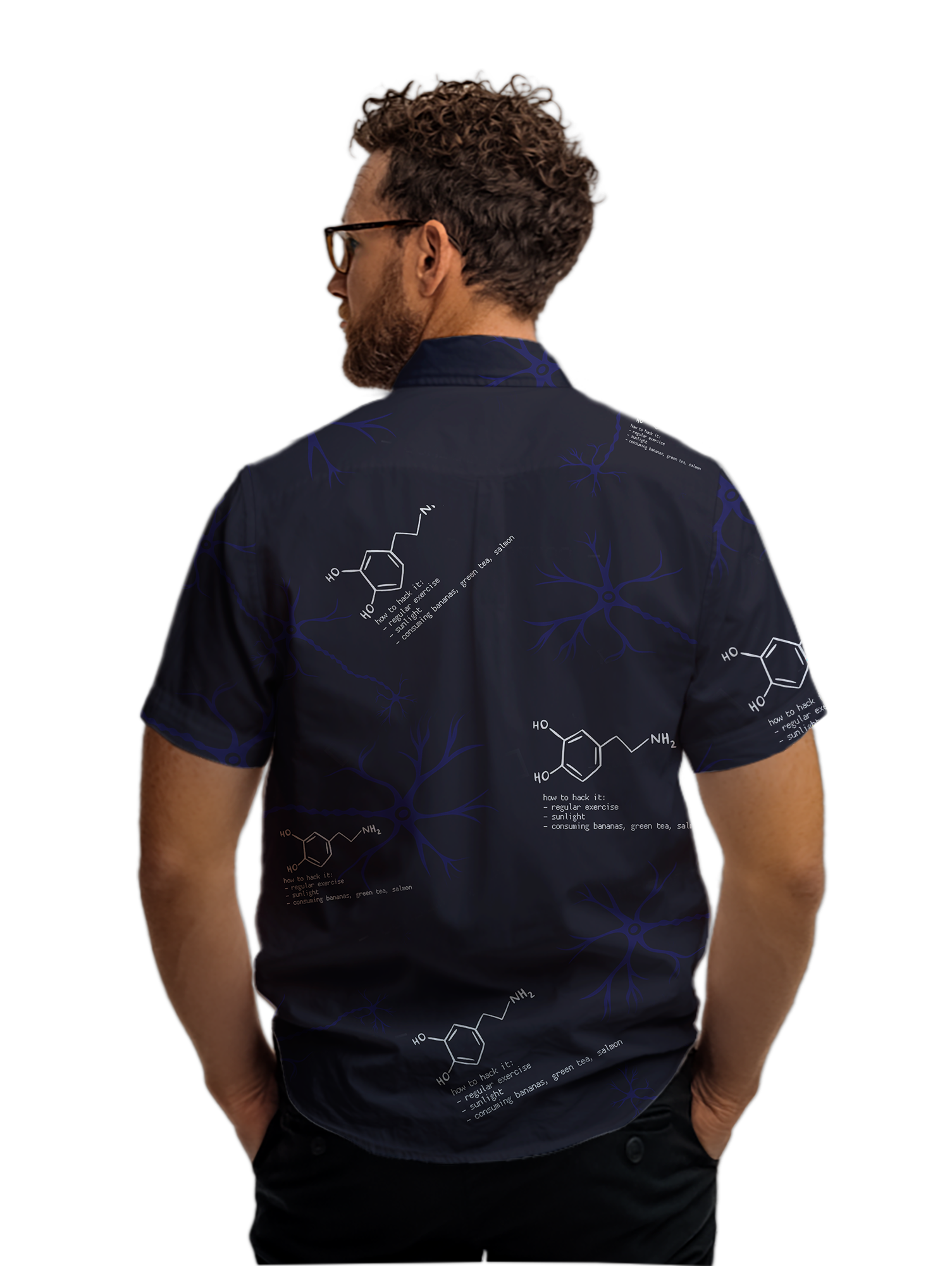 Hack Mind Science Button Shirt