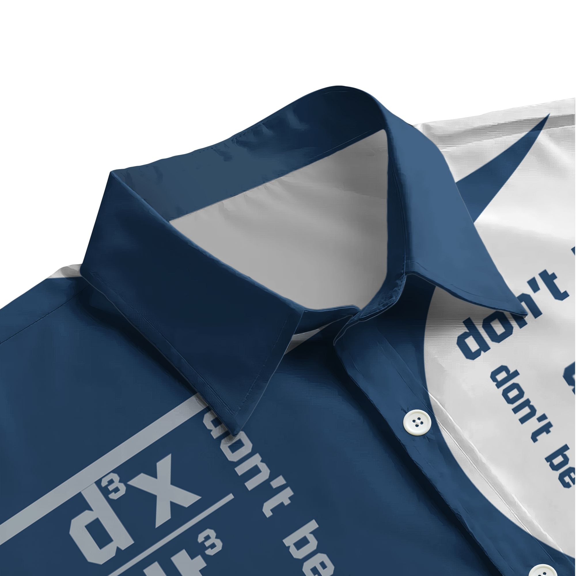 Funny Nerdy Math Button Up Shirt