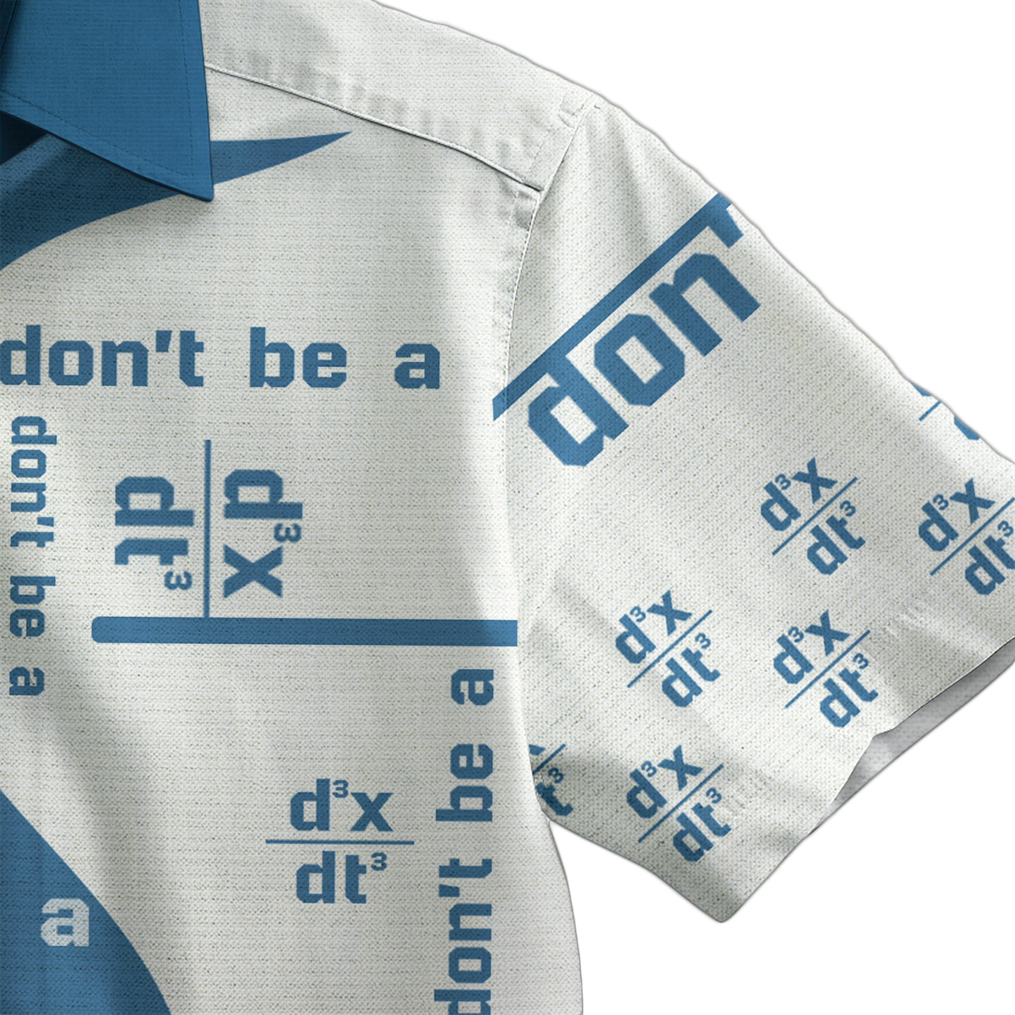Funny Nerdy Math Button Up Shirt
