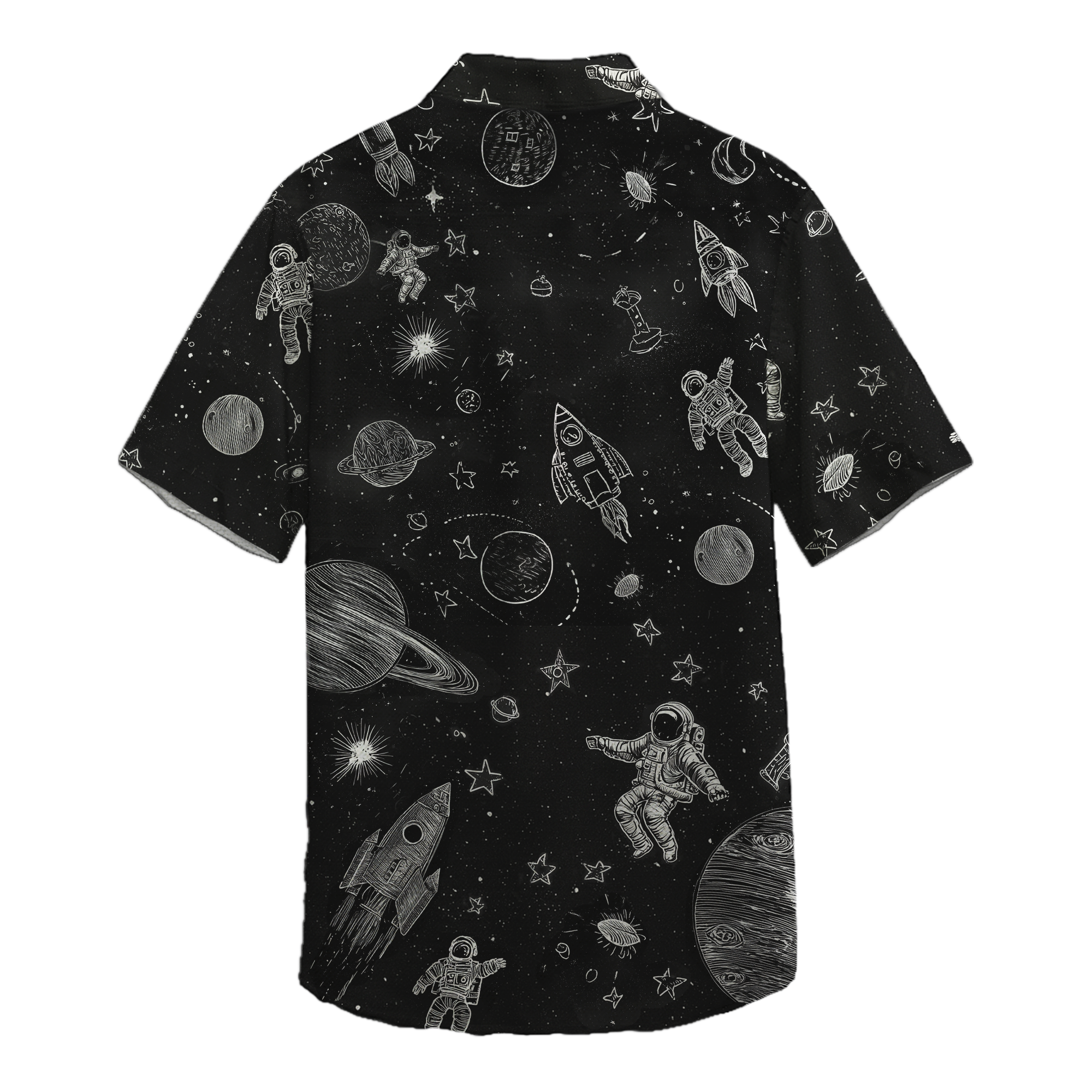 Space Mission Button Up Shirt