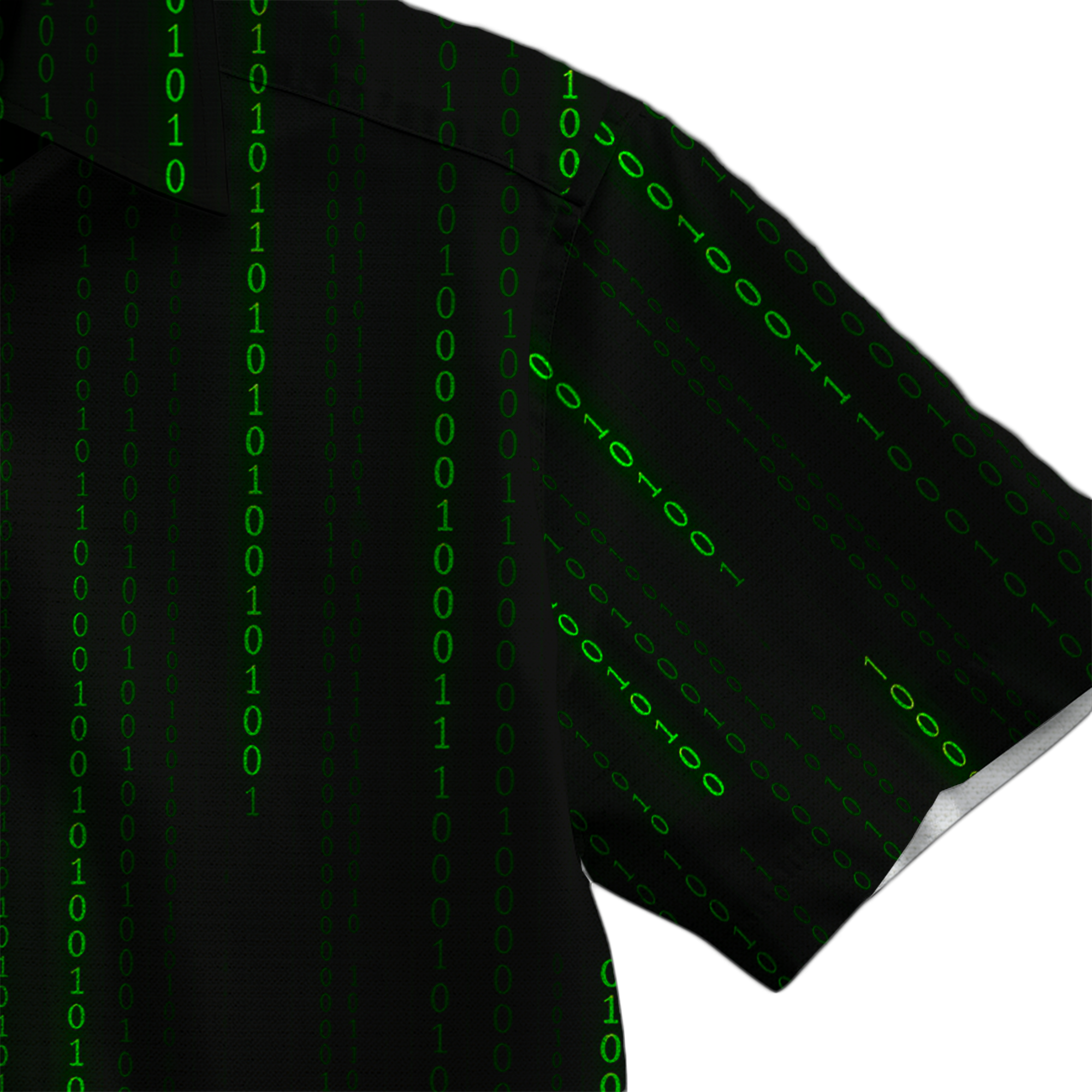 Binary Flow Technology Button Up Shirt