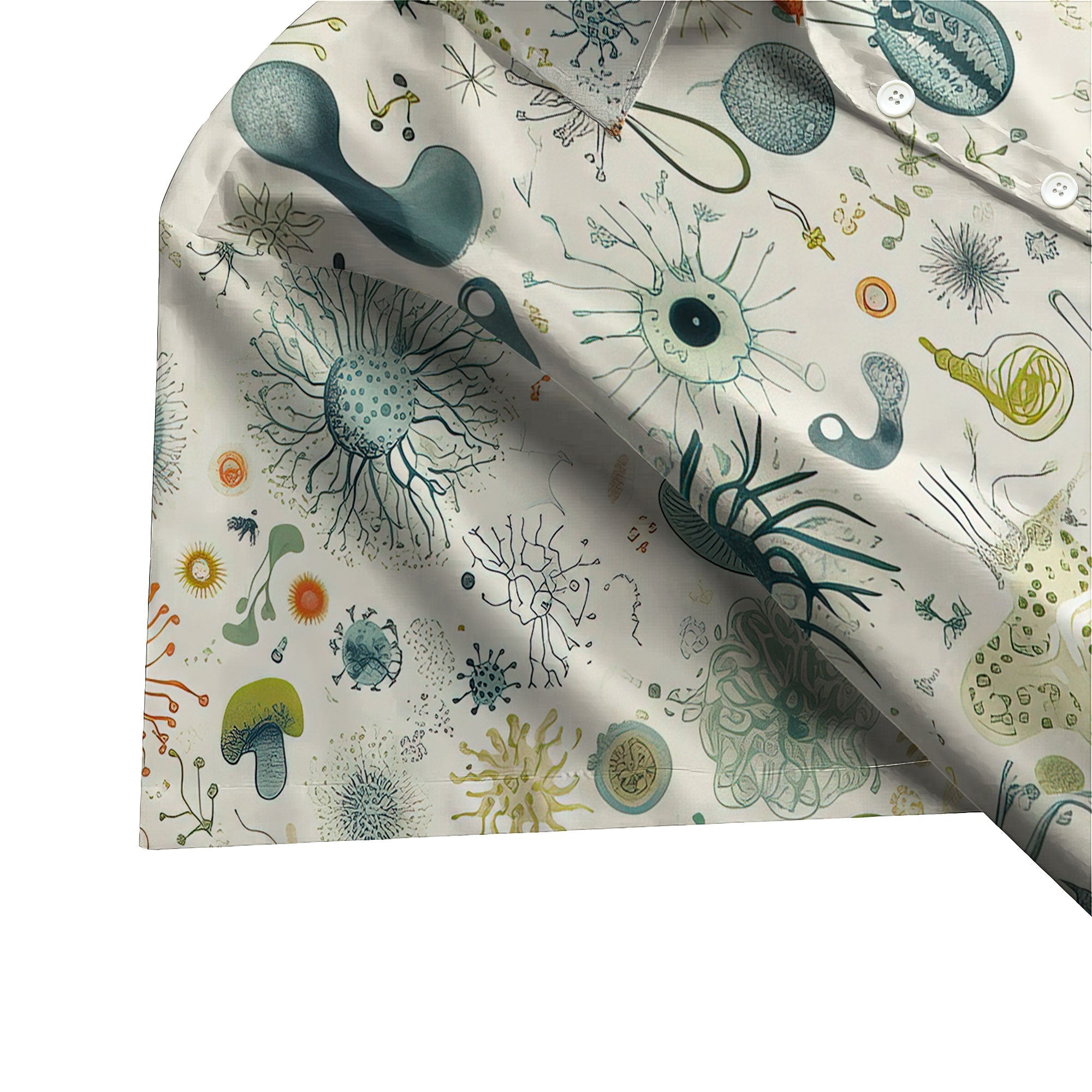 Biology Nerdy Science Button Up Shirt