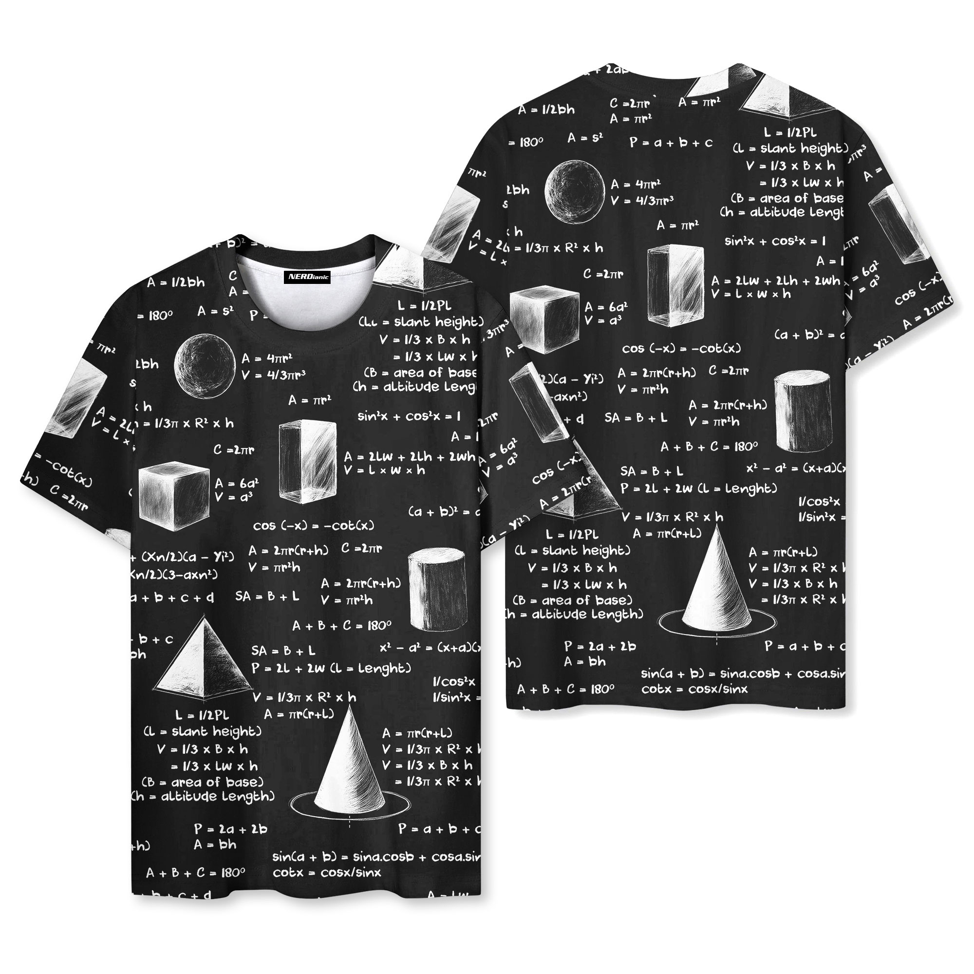 Math Nerd Graphic T-Shirt