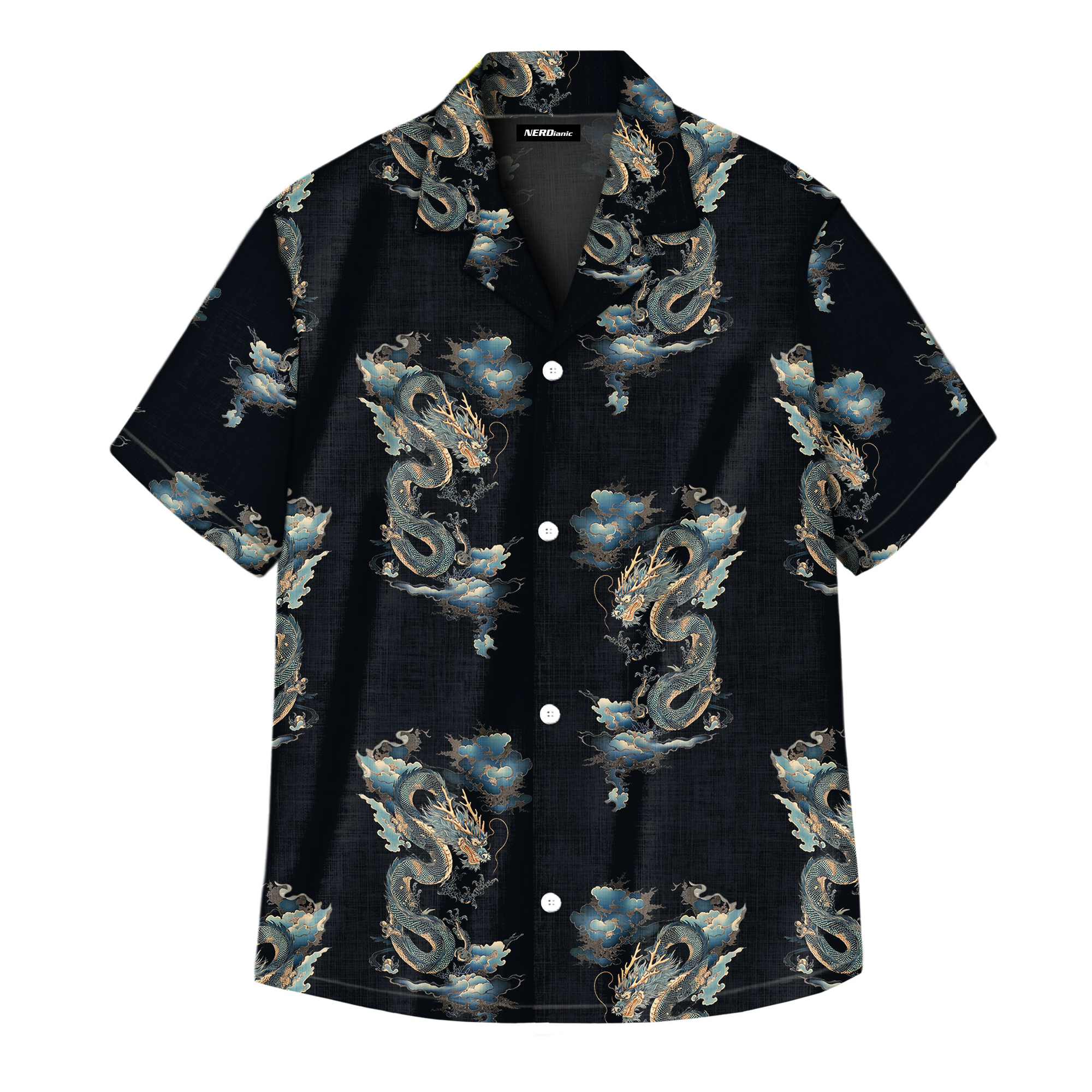 Chinese Dragon Geek Hawaiian Shirt