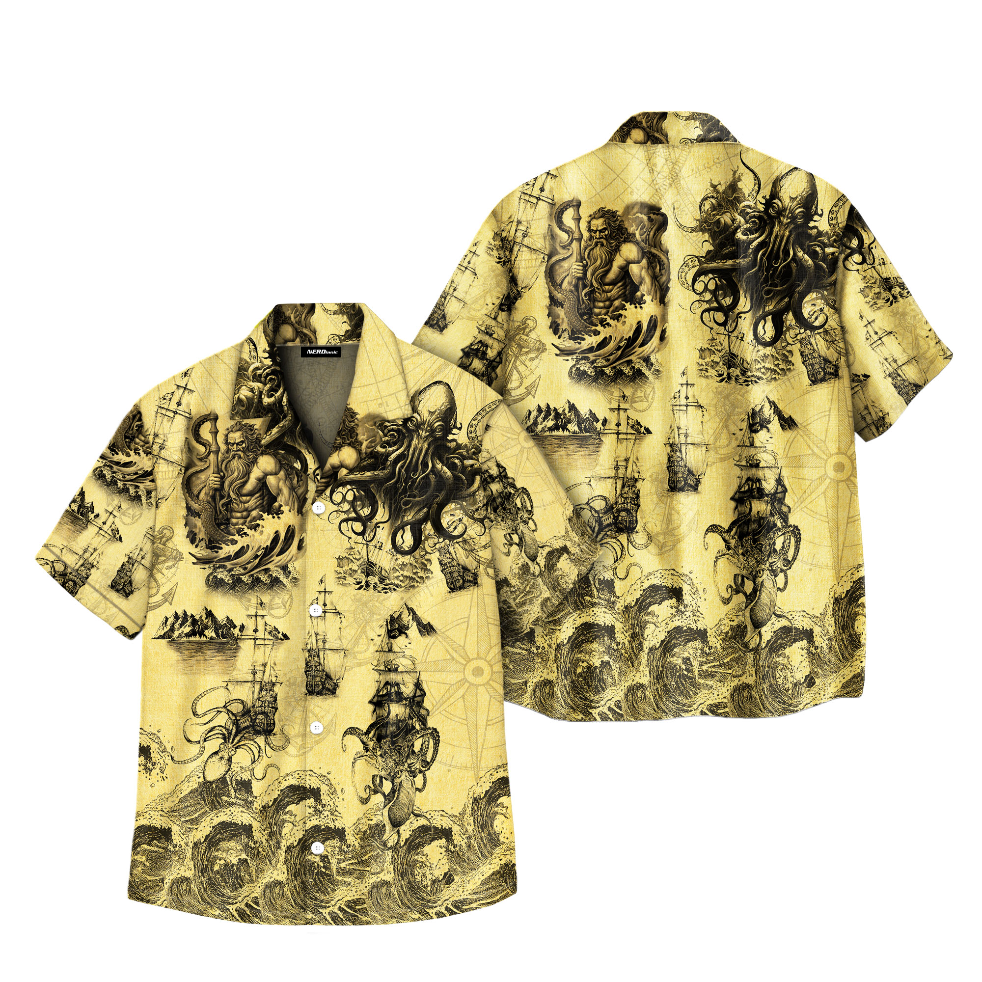 Octopus Lovers Geek Hawaiian Shirt