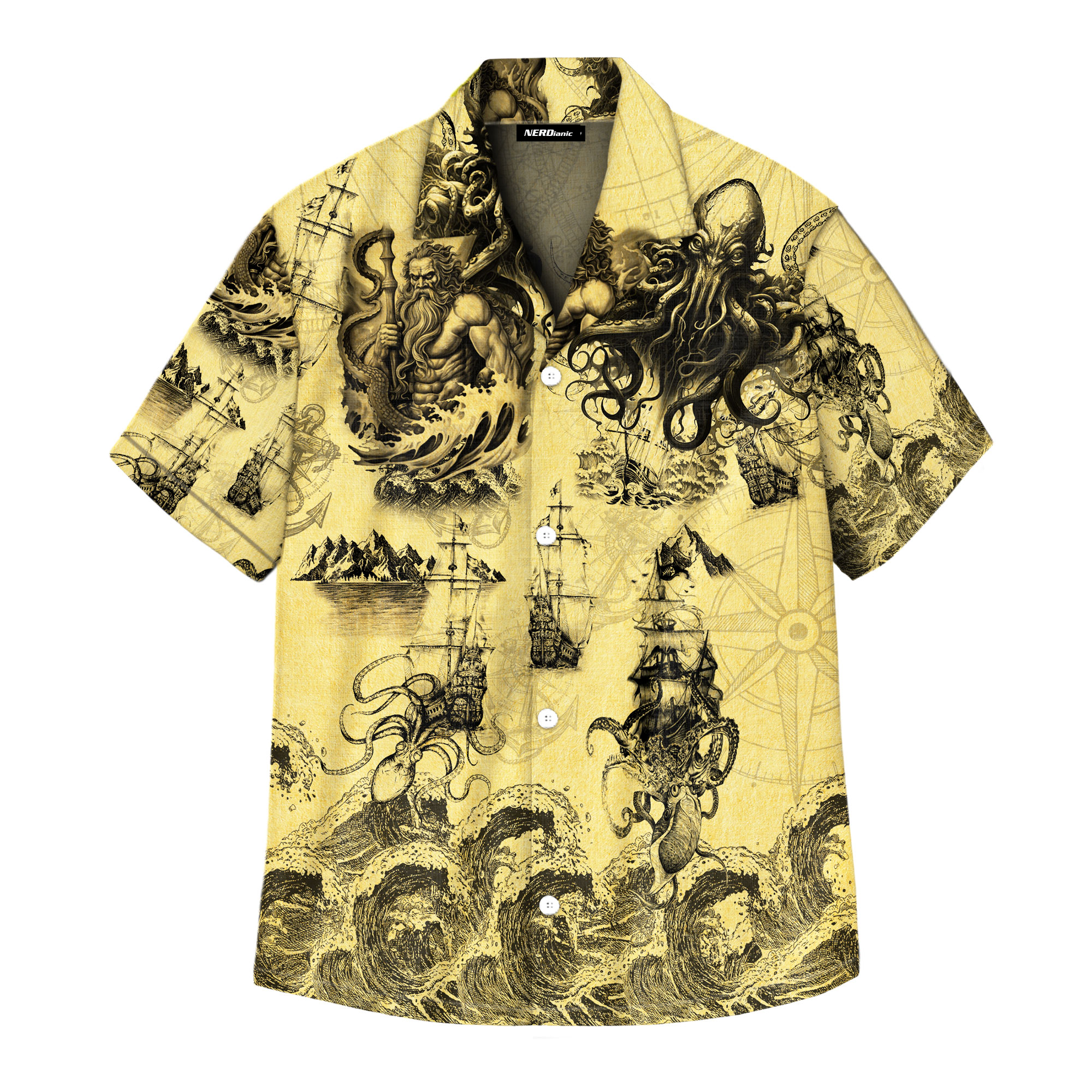 Octopus Lovers Geek Hawaiian Shirt