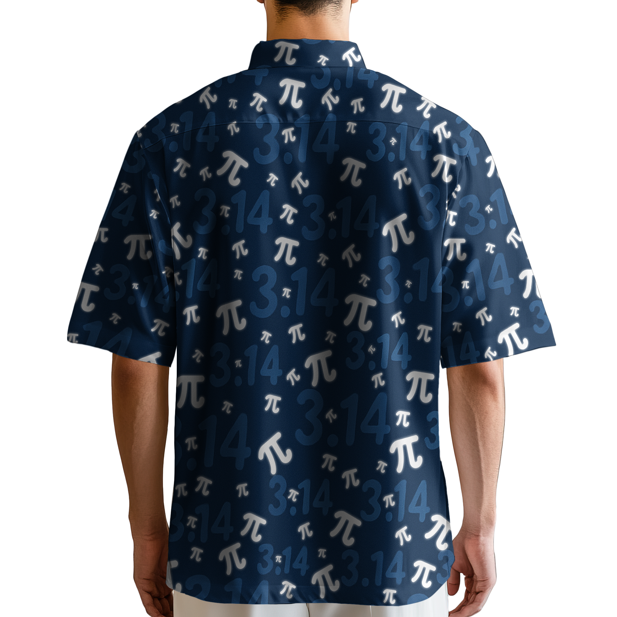 Blue Pi Math Button Up Shirt