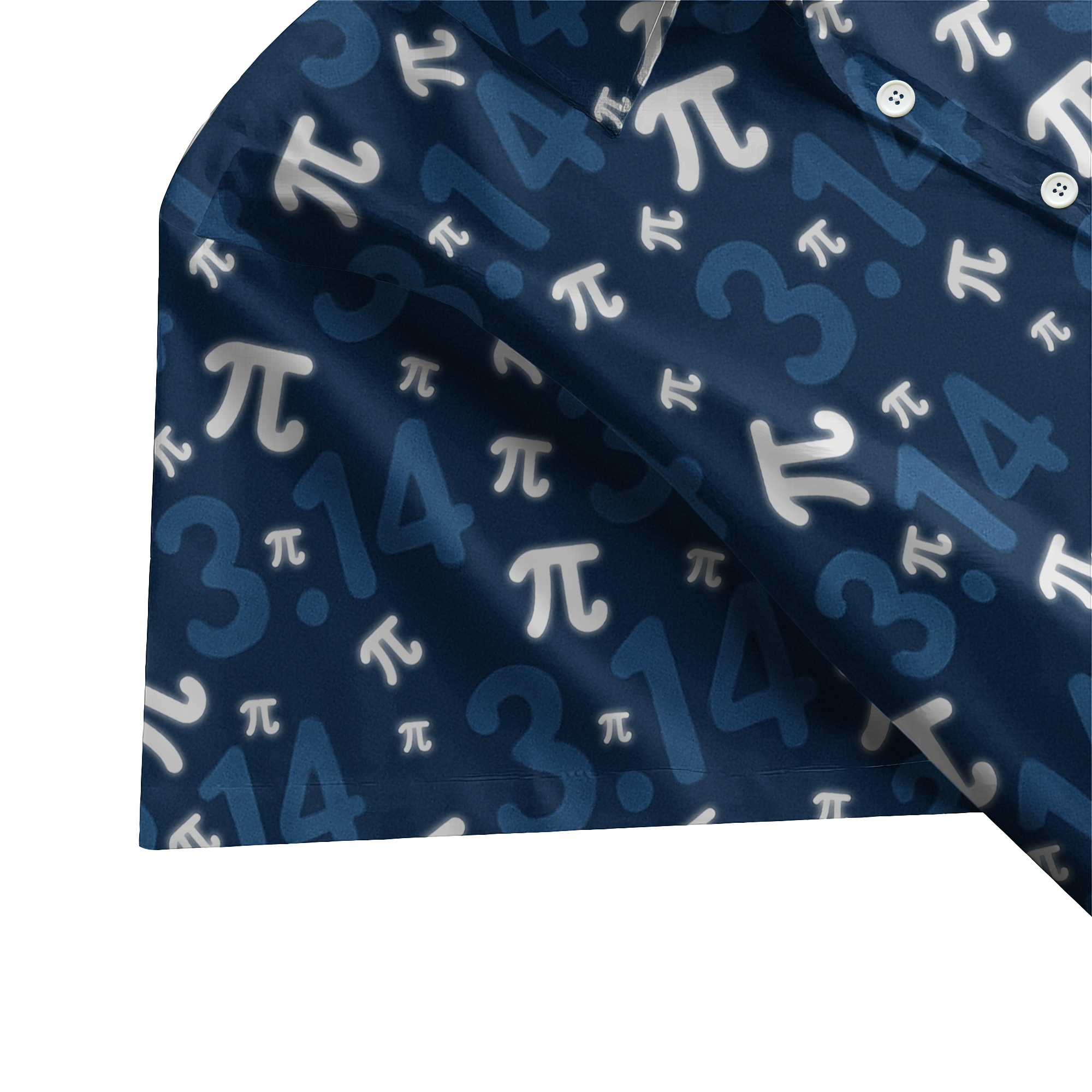 Blue Pi Math Button Up Shirt