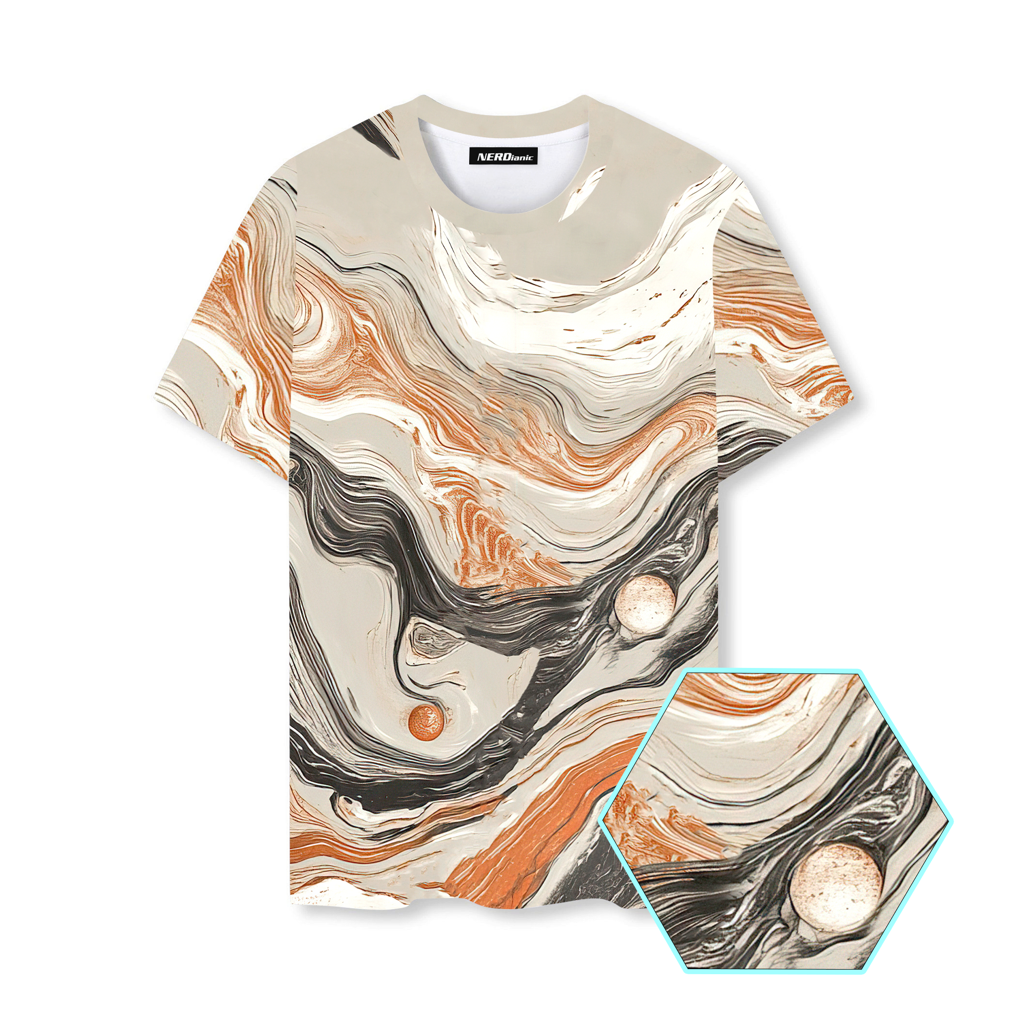 Mars Retro Space Graphics T-Shirt