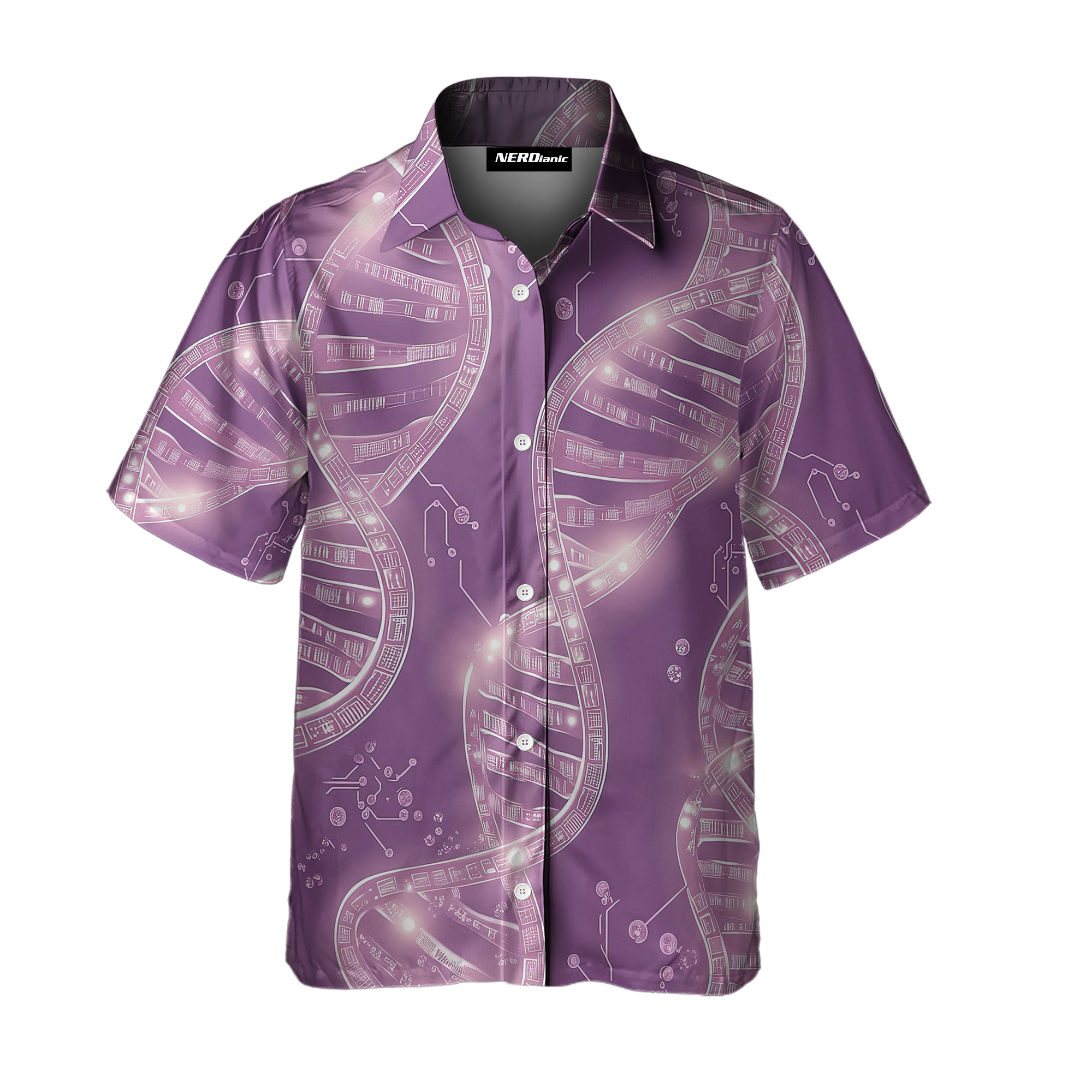 Geek DNA Circuit Board Science Button Up Shirt