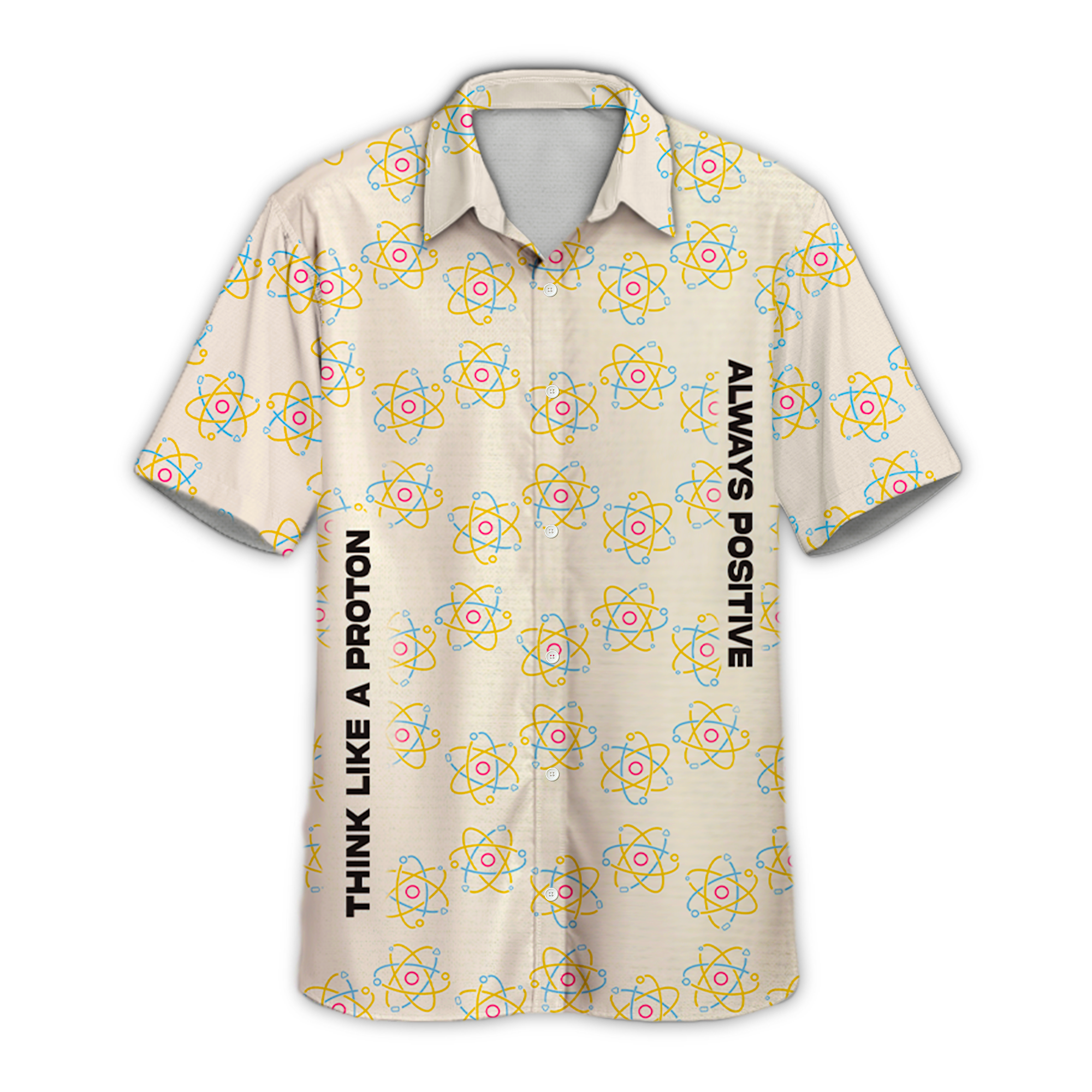 Always Positive Science Button Shirt