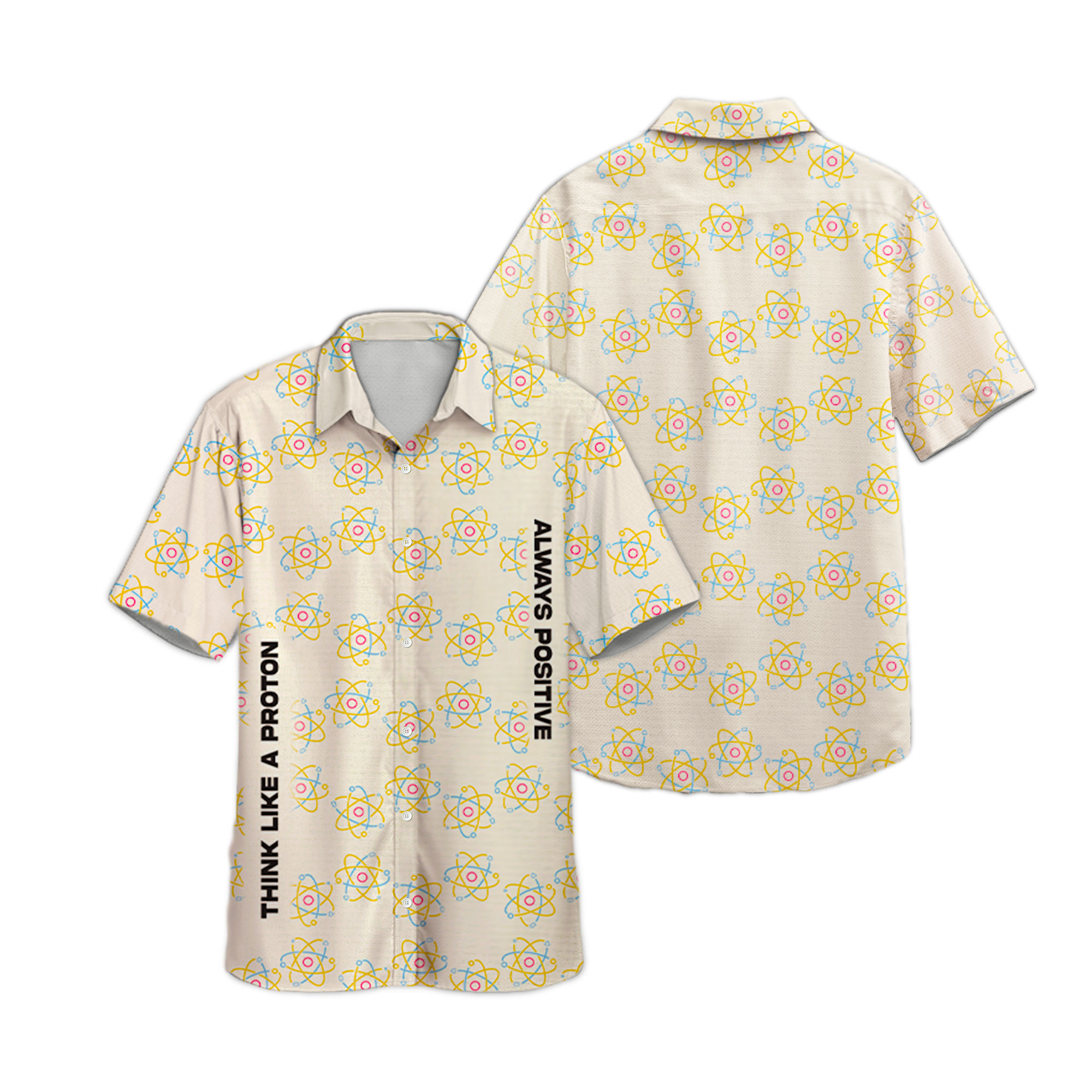 Always Positive Science Button Shirt