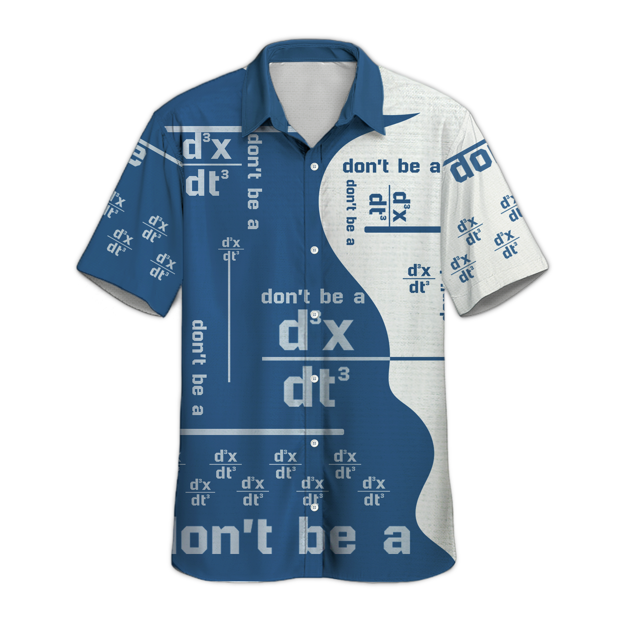 Funny Nerdy Math Button Up Shirt