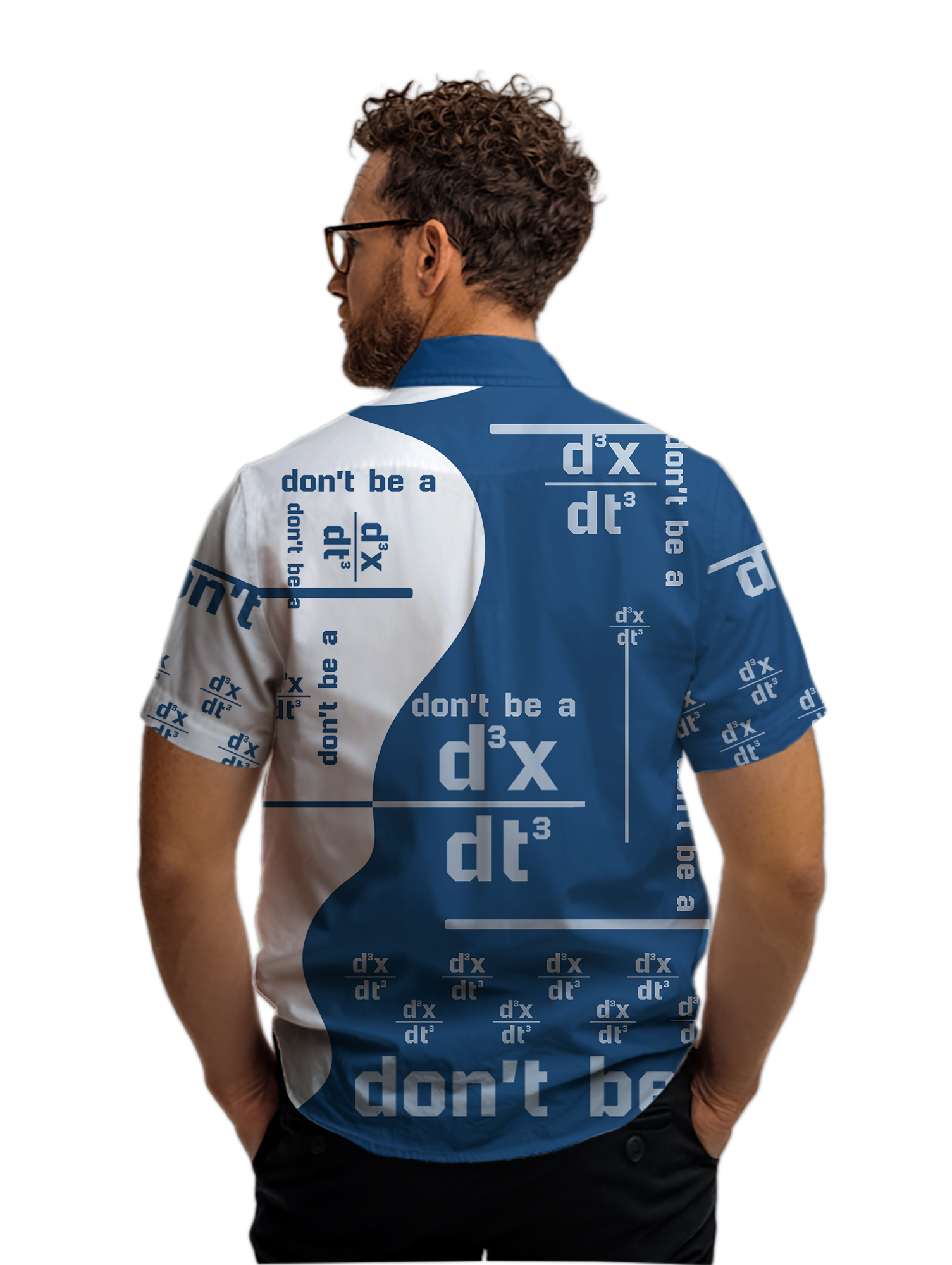 Funny Nerdy Math Button Up Shirt