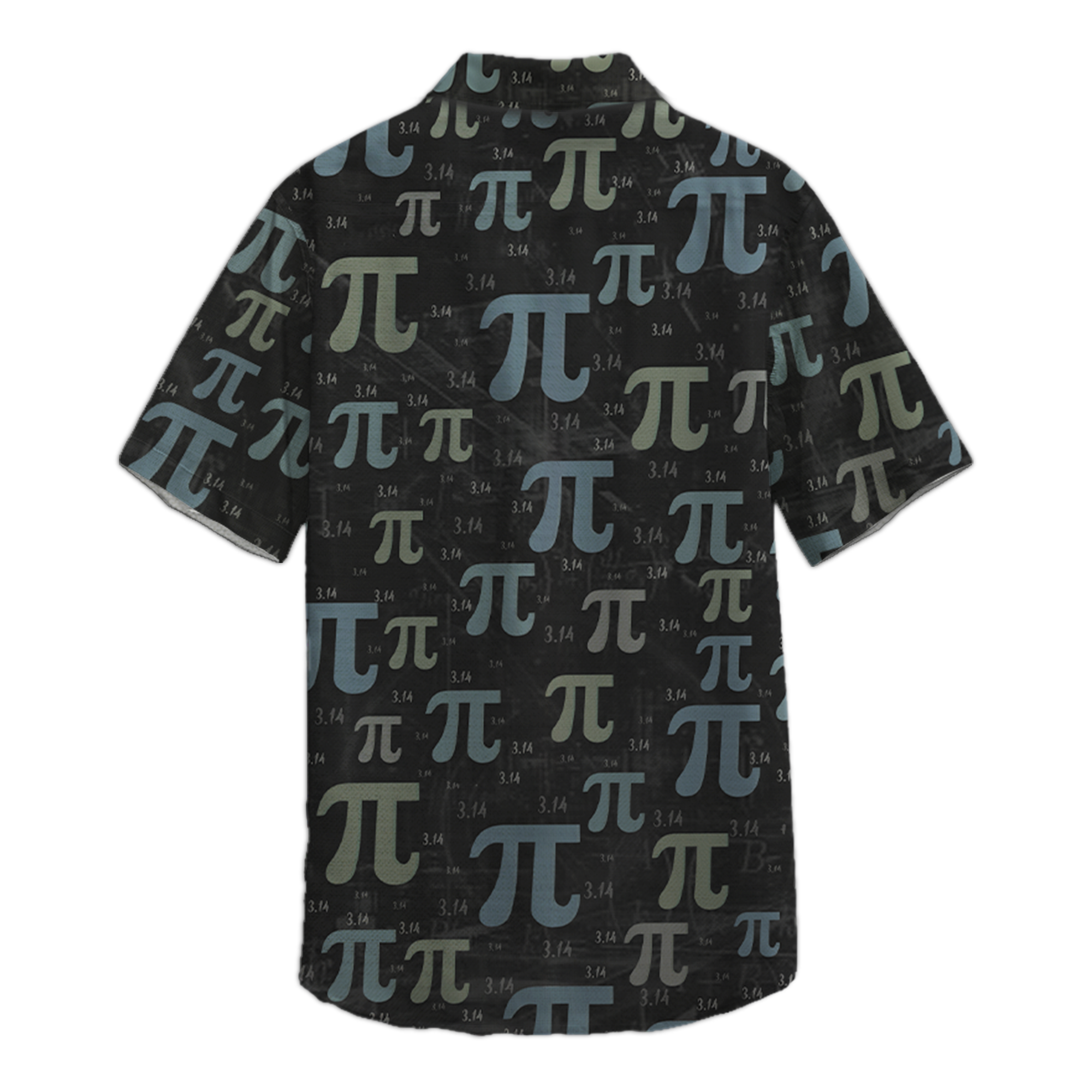 Pi Math Black Button Up Shirt