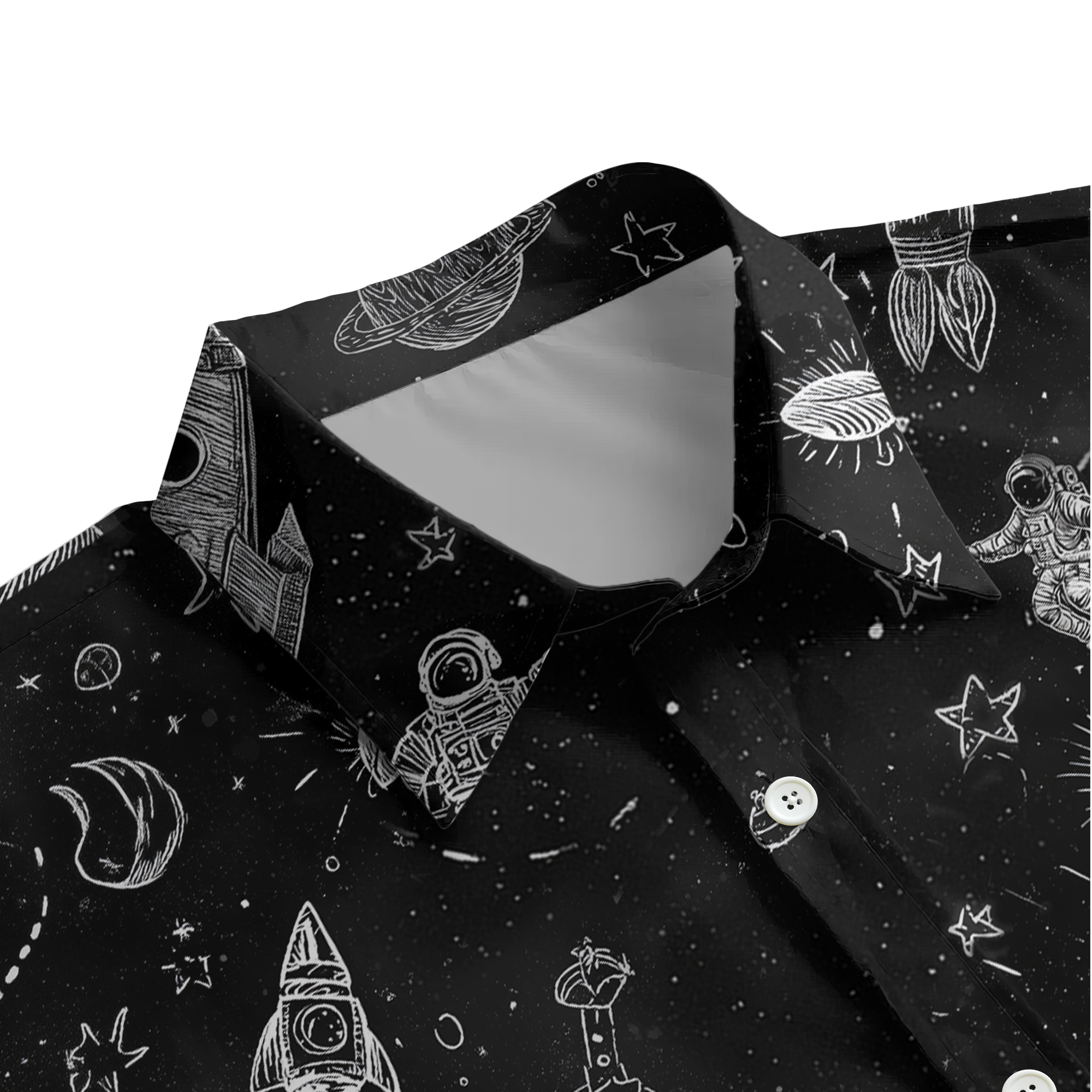 Space Mission Button Up Shirt