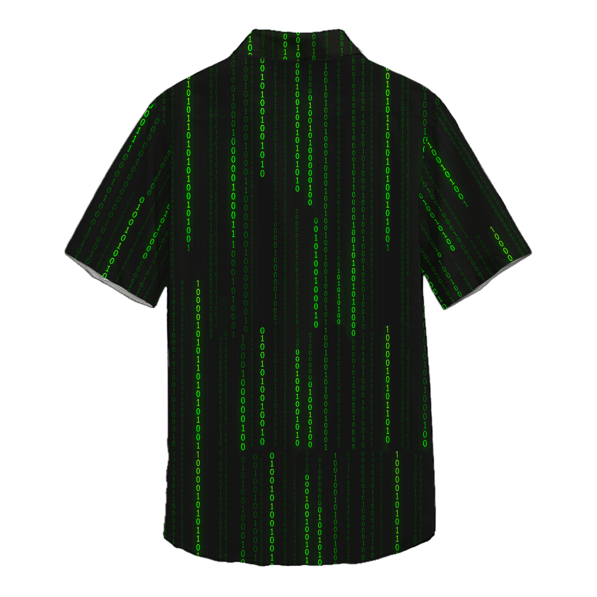 Binary Flow Technology Button Up Shirt