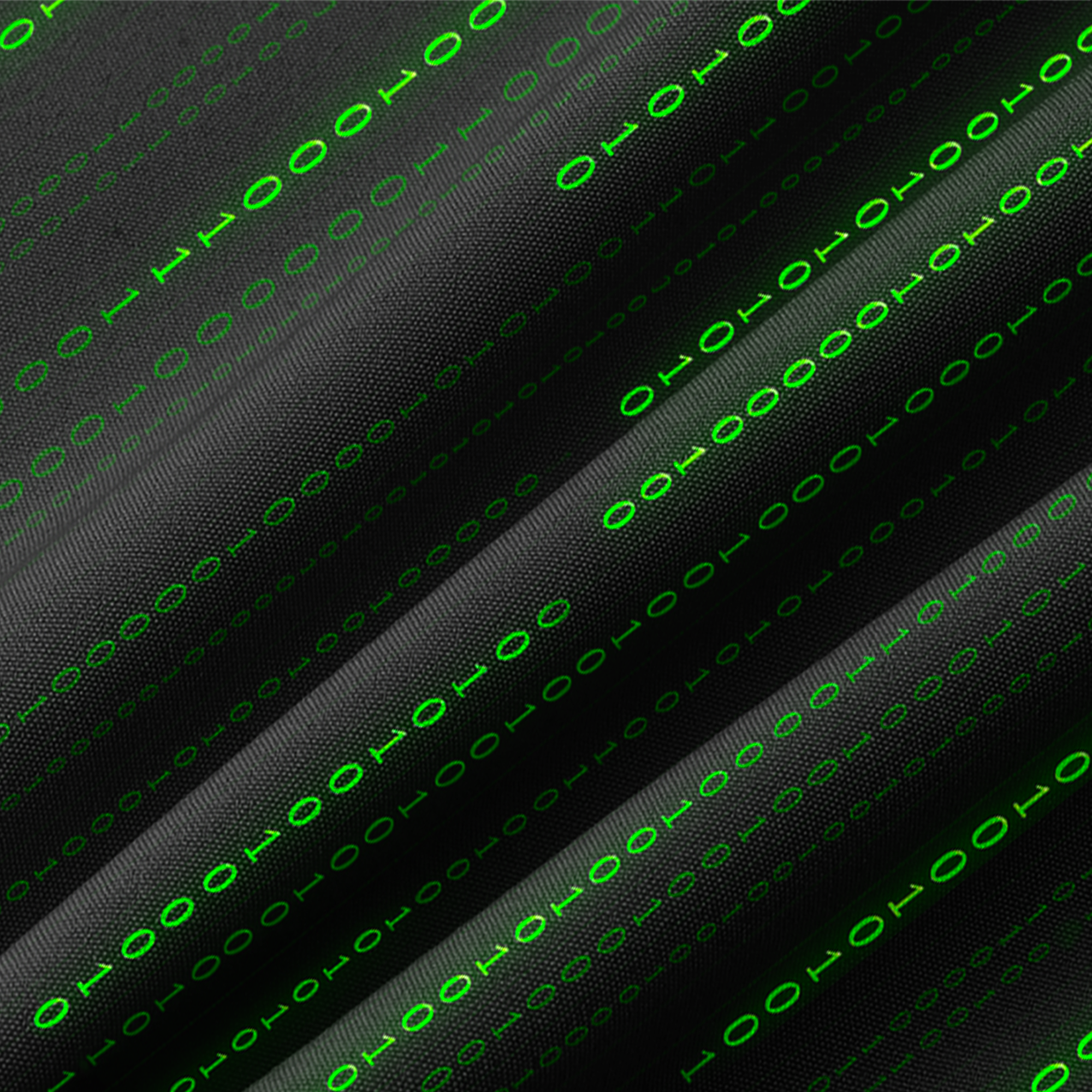 Binary Flow Technology Button Up Shirt