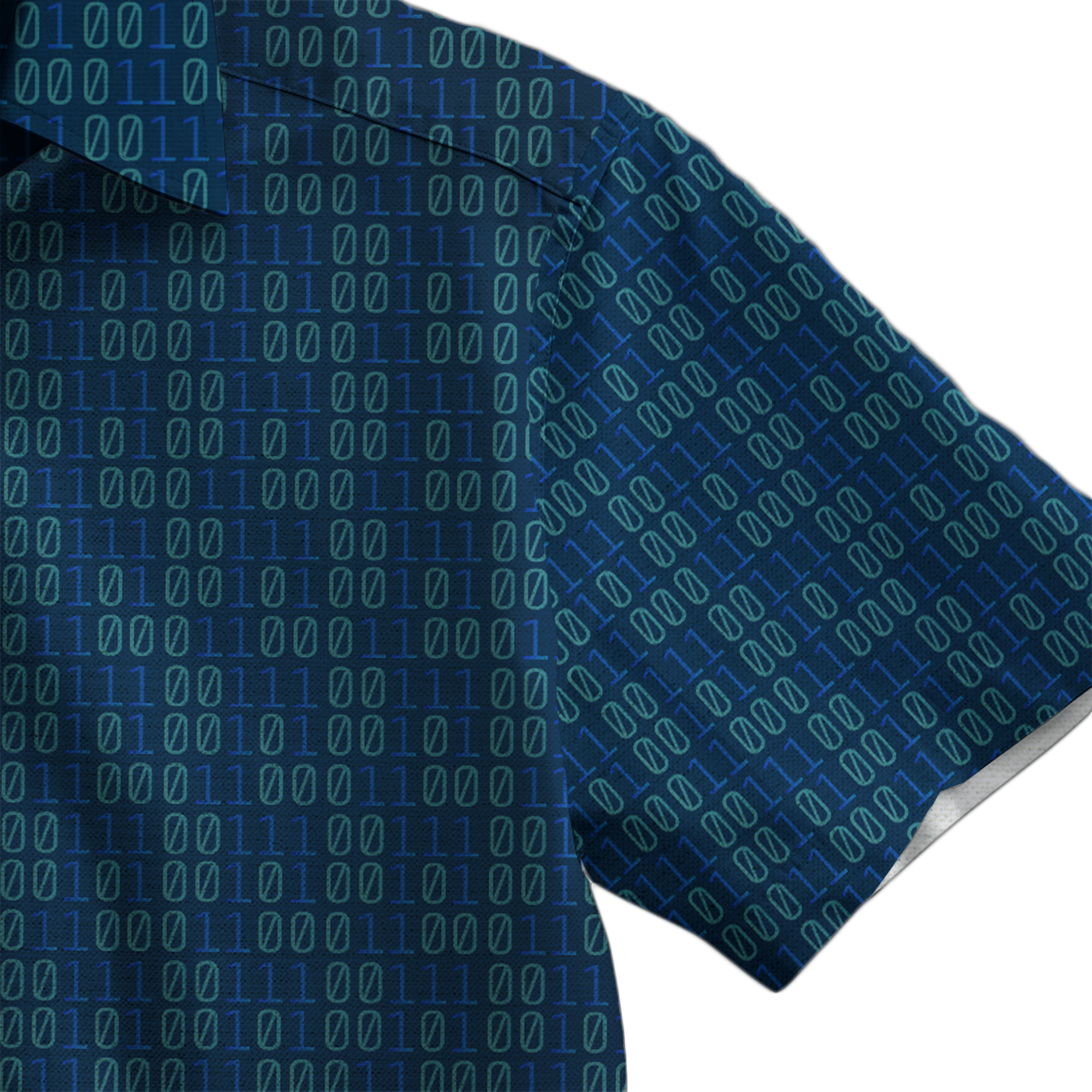 Code Matrix Technology Button Up Shirt