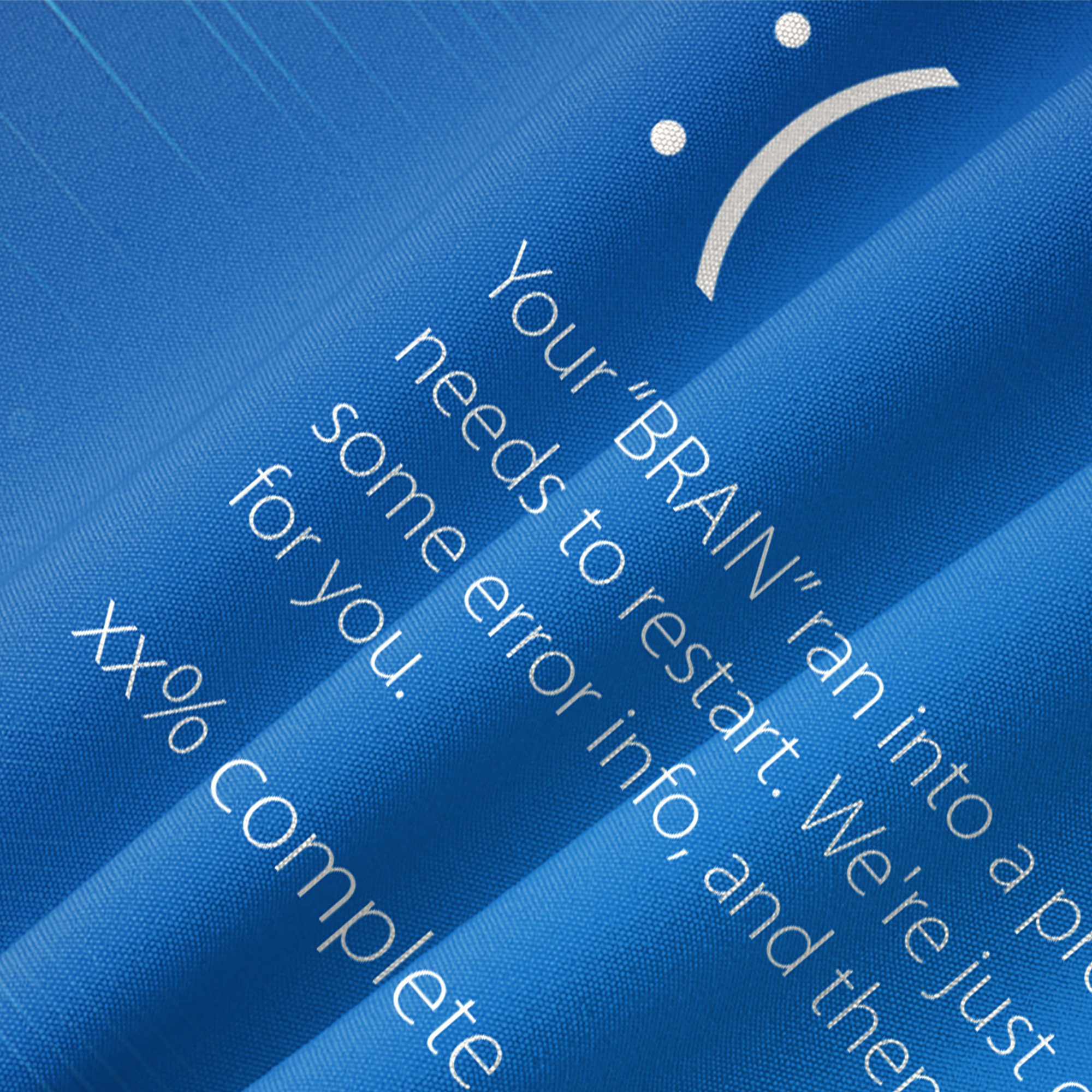 Blue Screen of Death Technology Button Up Shirt