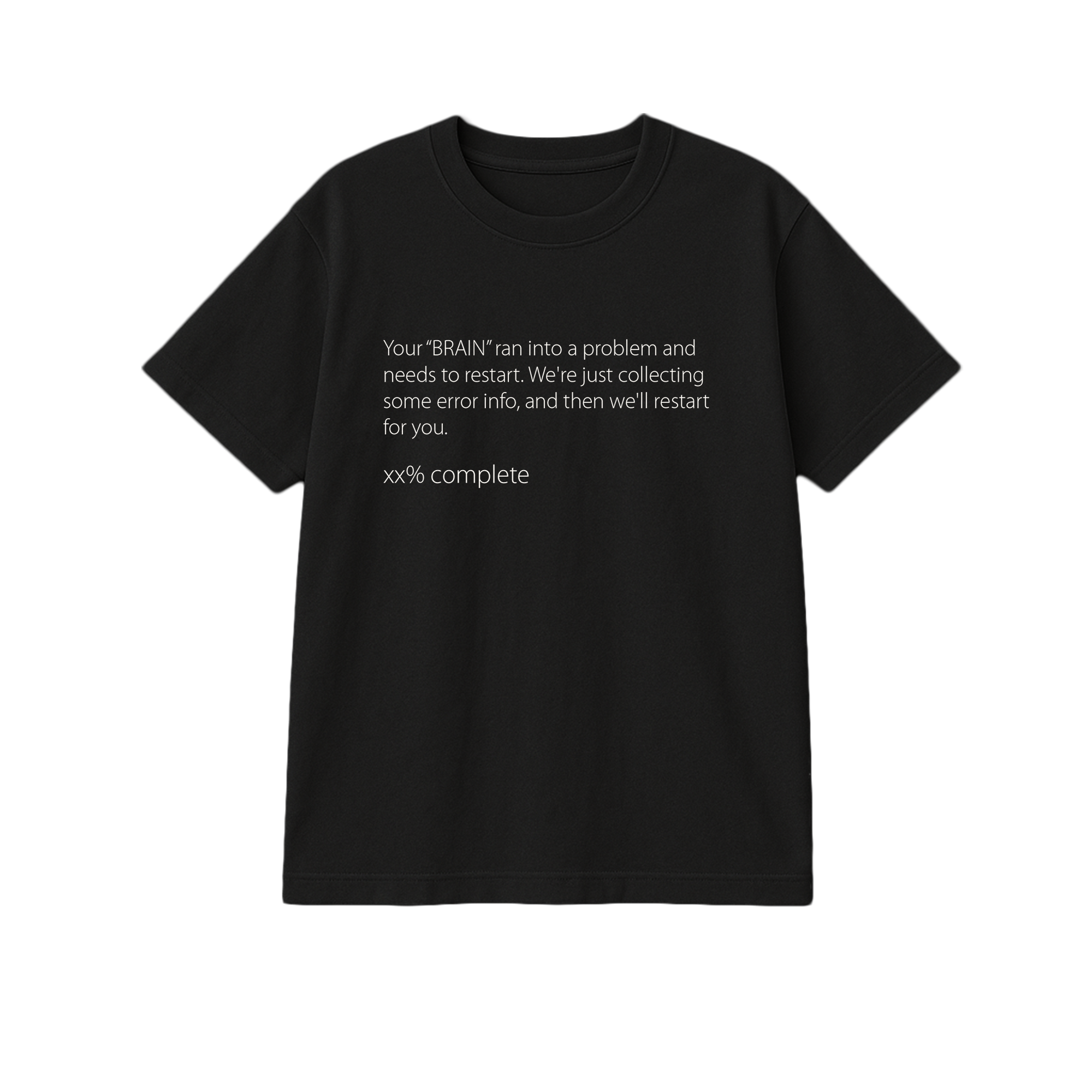 Blue Screen Nerdy Technology T-shirts