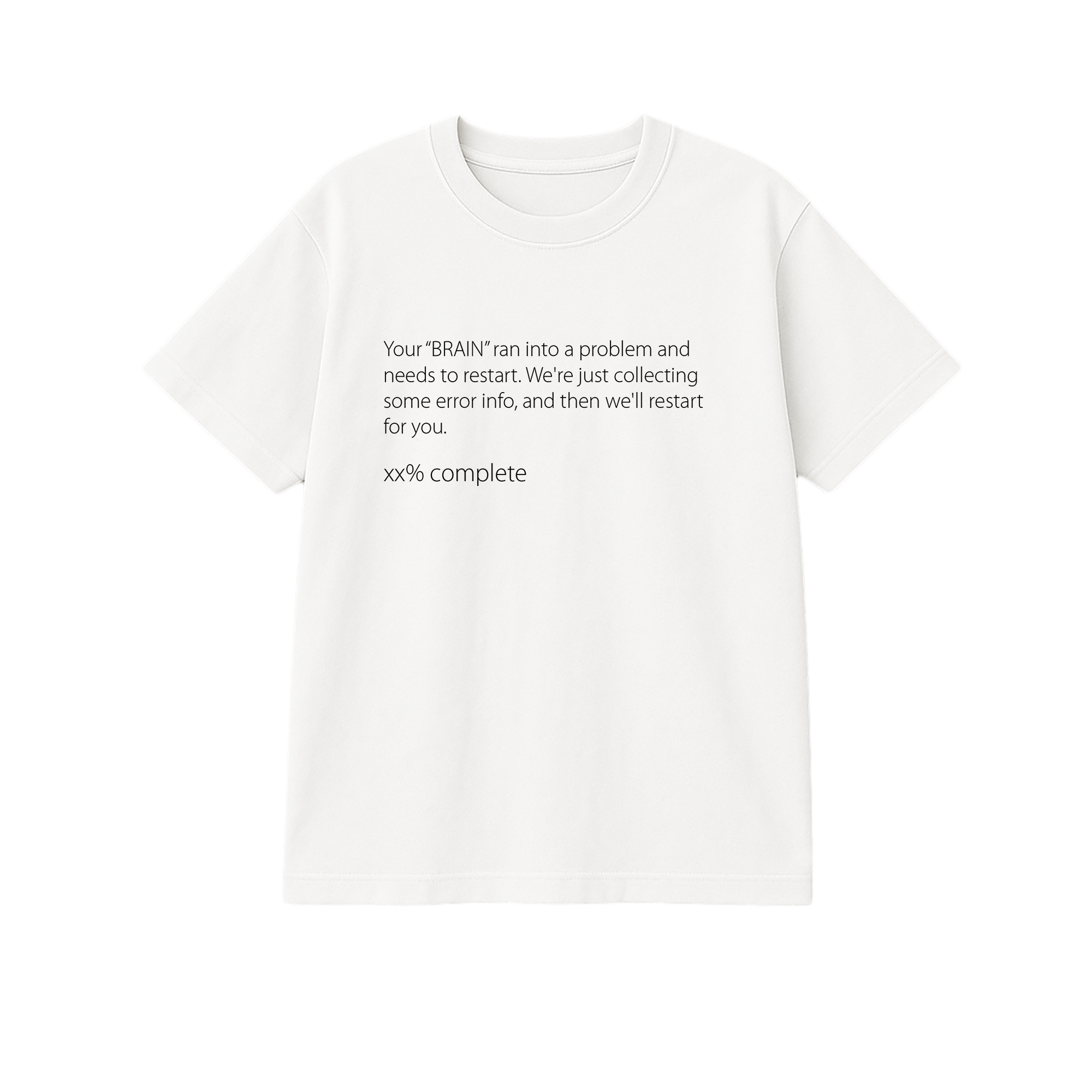 Blue Screen Nerdy Technology T-shirts