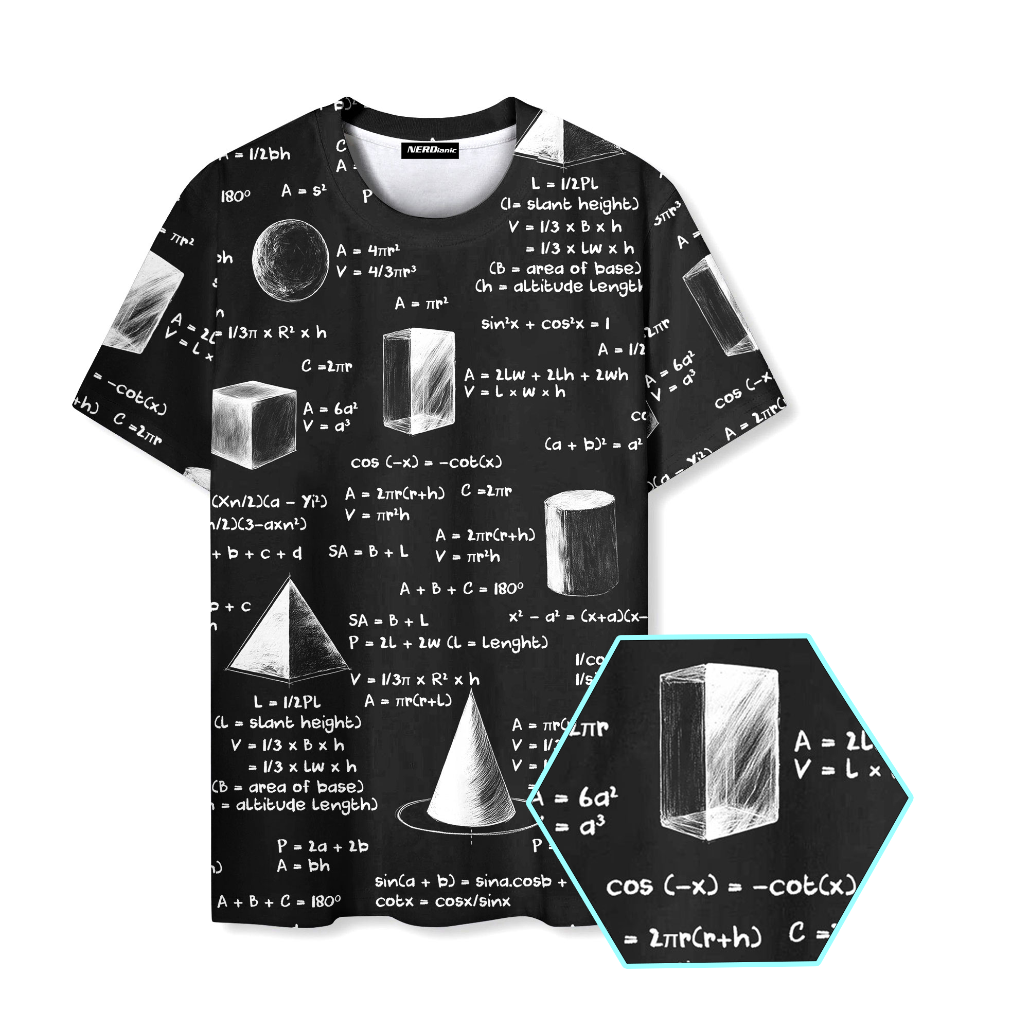 Math Nerd Graphic T-Shirt