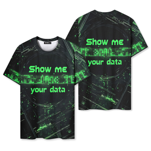 Show Me Data Nerd Graphic T-Shirt