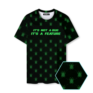 It's Not a Bug- It's a Feature Nerd Graphic T-Shirt