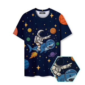 Astronaut Galaxy Space Graphic T-Shirt