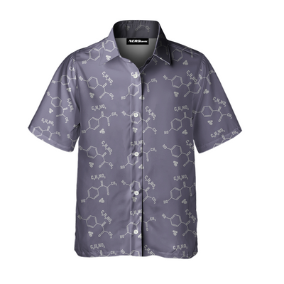 C8H9NO2 Caffeine Backup Plan Button Up Shirt
