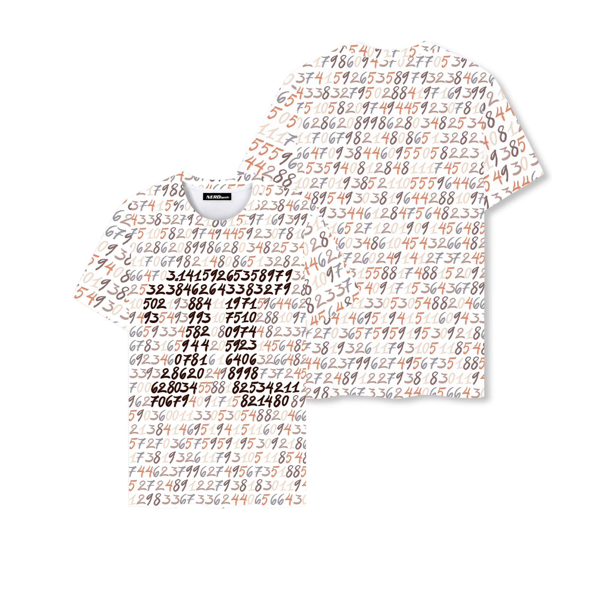 Inspire Pi Day Math Science Graphic T-Shirt