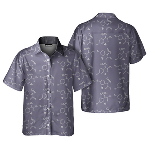 C8H9NO2 Caffeine Backup Plan Button Up Shirt