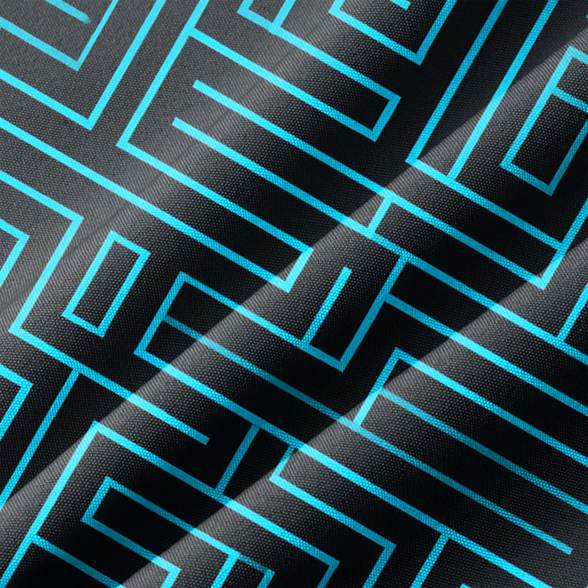 Blue Matrix Technology Button Up Shirt